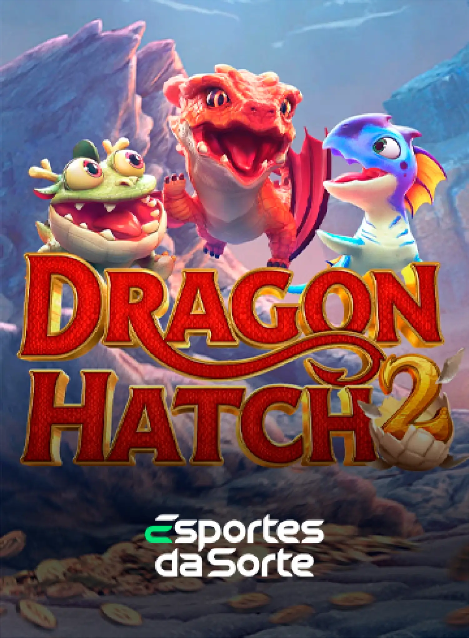 Slot Dragon Hatch com dragão ativado e cascata de combos no Esportes da Sorte