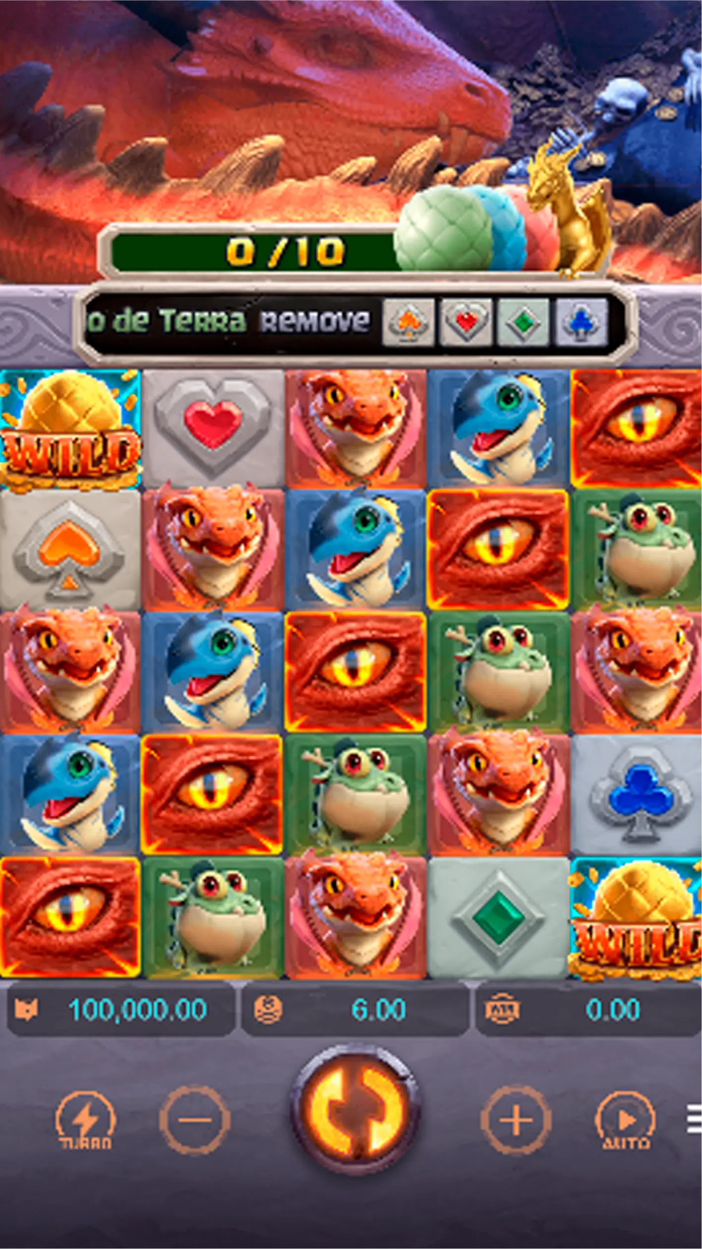 Slot Dragon Hatch com dragão ativado e cascata de combos no Esportes da Sorte