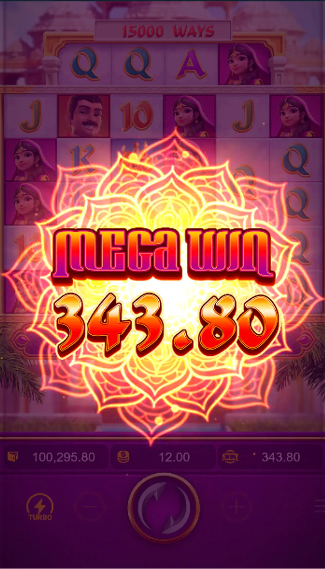 Slot Ganesha Fortune com multiplicador ativado e rodada bônus no Esportes da Sorte