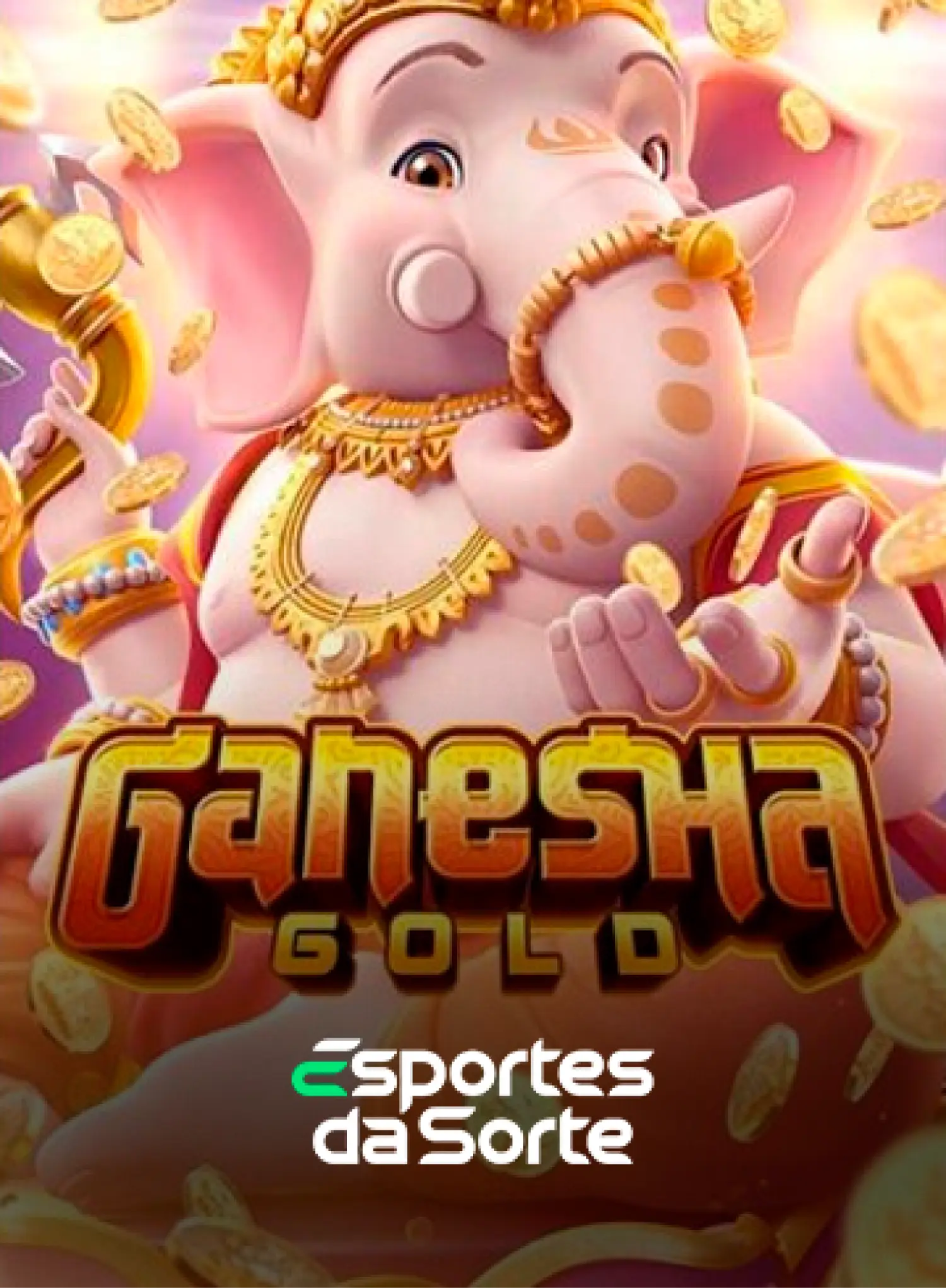 Rodadas grátis com multiplicador 6x ativo no Ganesha Gold no Esportes da Sorte